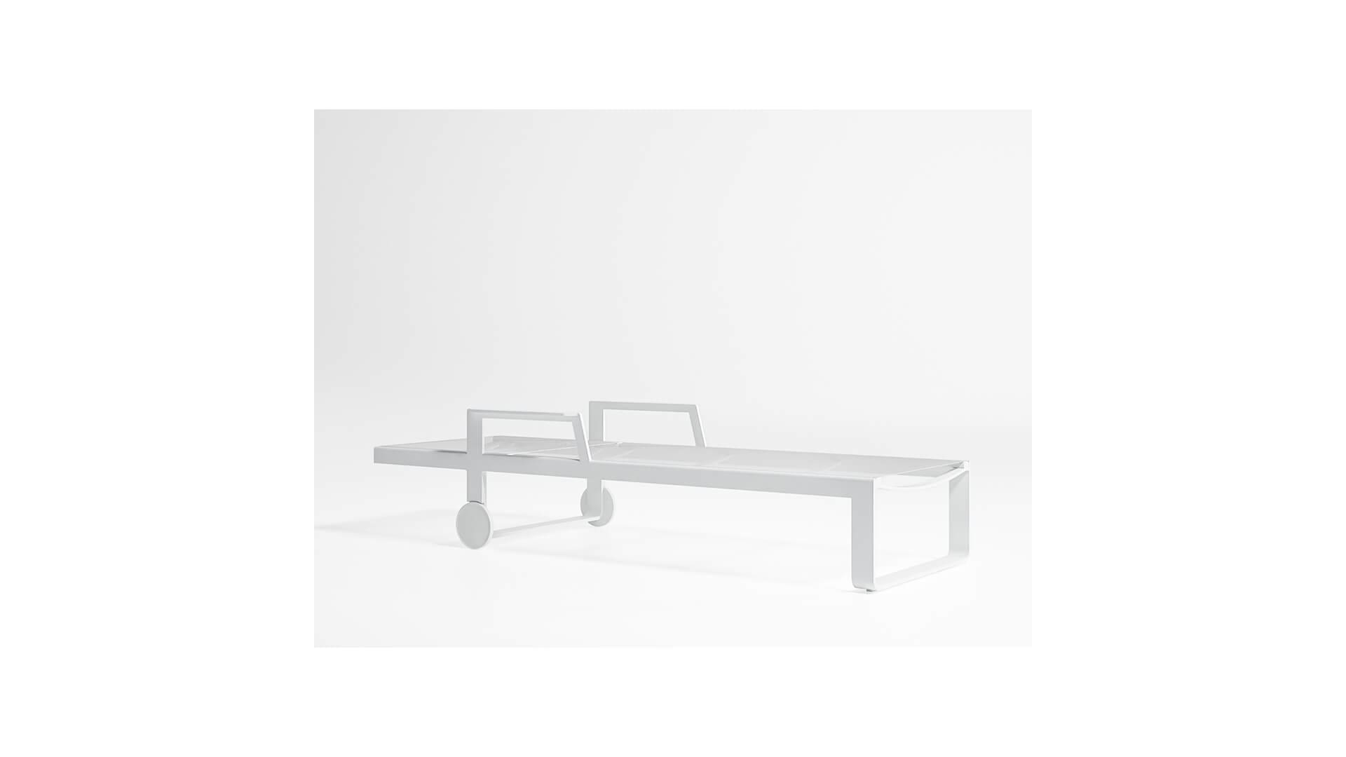 Gandia Blasco Flat Textil Chaise lounge w/ Arms Gandia Blasco Flat Textil Chaise lounge w/ Arms - Image 2