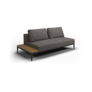 Gloster Grid Left / Right End Table Unit