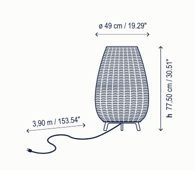 Bover Amphora Floor Light Bover Amphora Floor Light - Image 2