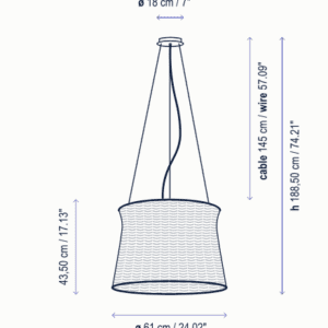 Bover Syra Pendant Light