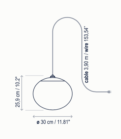 Bover Elipse S Hanging Pendant Bover Elipse S Hanging Pendant - Image 2