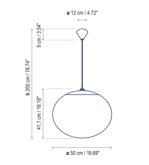 Bover Elipse S Pendant Bover Elipse S Pendant - Image 3