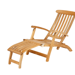 Barlow Tyrie Commodore Folding Streamer Chair w/ Footrest