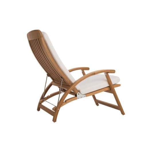 SUMMIT SUNDECK SD343 FOLDING ADJUSTABLE RECLINER W/ SEAT AND BACK CUSHION SUMMIT SUNDECK SD343 FOLDING ADJUSTABLE RECLINER W/ SEAT AND BACK CUSHION