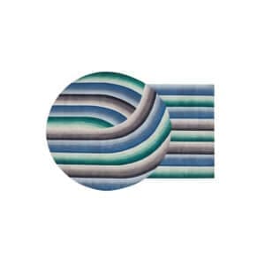 GAN Hand Knotted Round Mirage