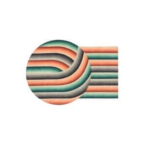 GAN Hand Knotted Round Mirage