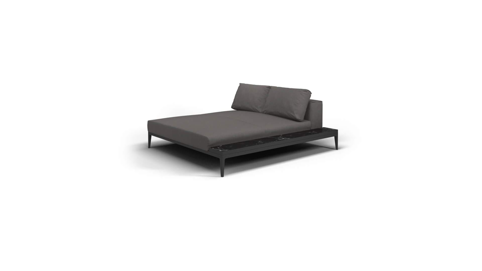 Gloster Grid Left / Right Chill Chaise Unit Gloster Grid Left / Right Chill Chaise Unit