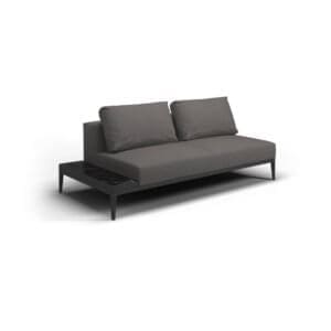 Gloster Grid Left / Right End Table Unit