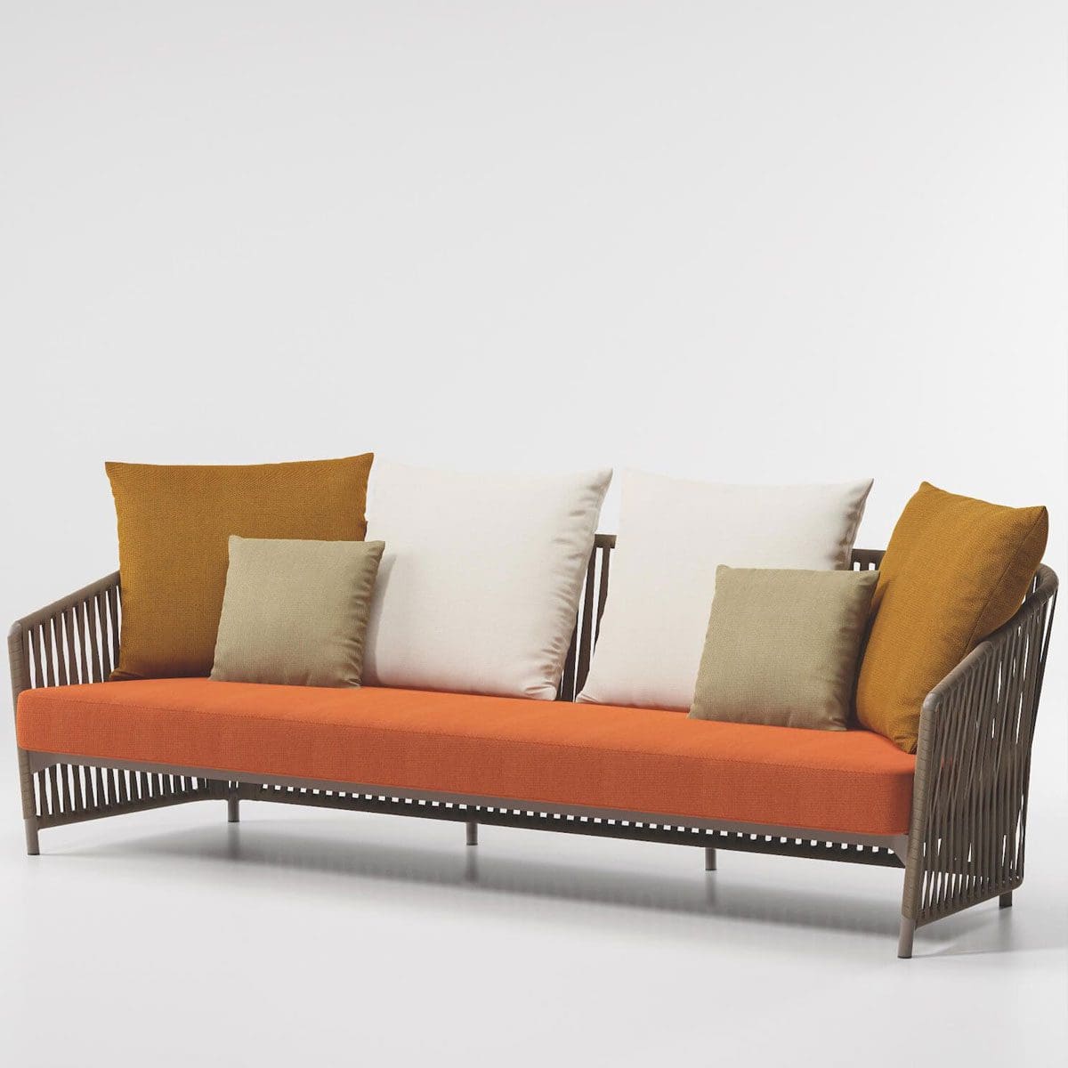 Kettal Bitta Lounge 3 Seater Sofa Bela Rope Kettal Bitta Lounge 3 Seater Sofa Bela Rope