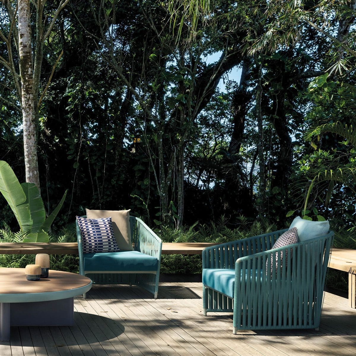 Kettal Bitta Lounge 3 Seater Sofa Bela Rope Kettal Bitta Lounge 3 Seater Sofa Bela Rope - Image 2