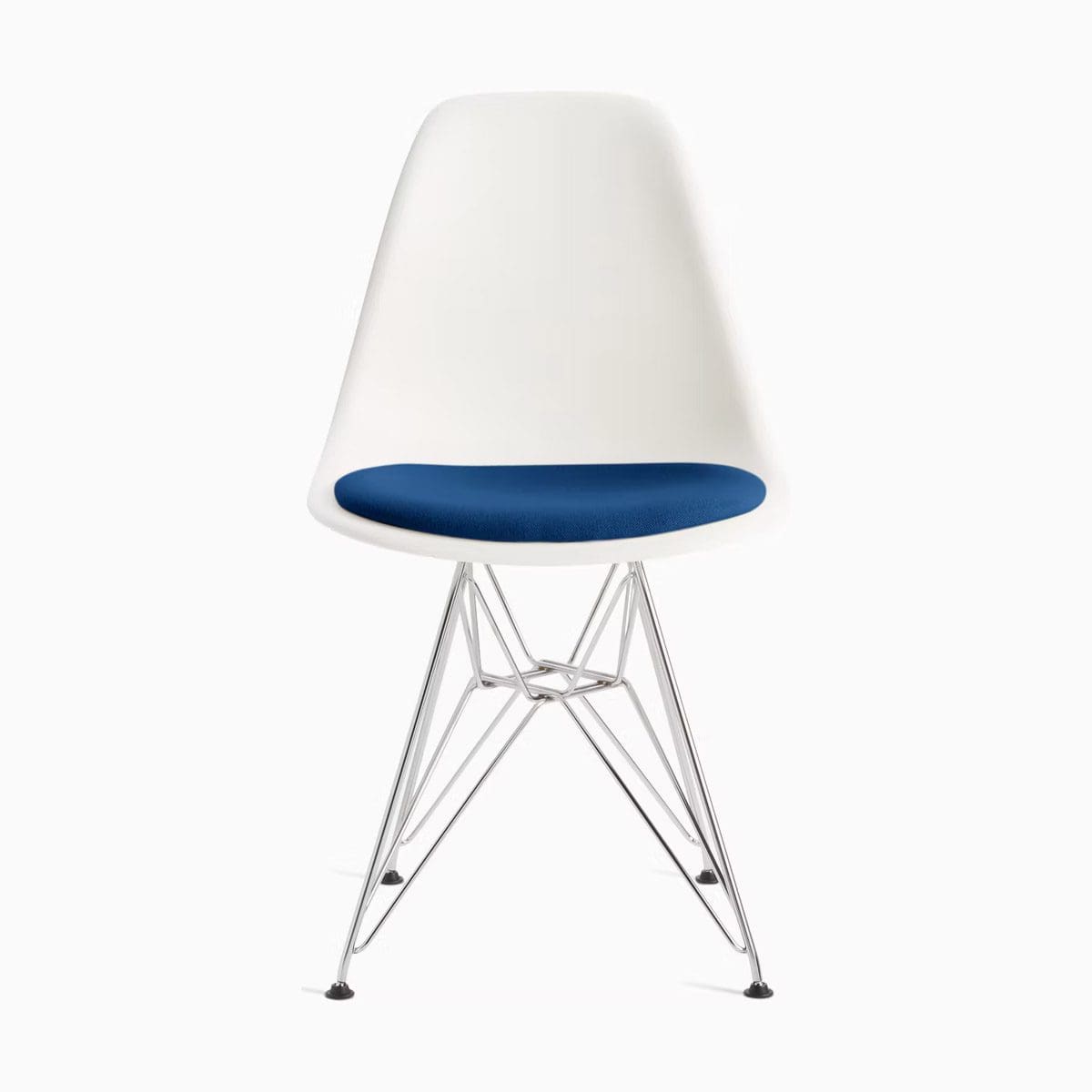 Herman Miller Eames Molded Plastic Side Chair with Seat Pad Herman Miller Eames Molded Plastic Side Chair with Seat Pad
