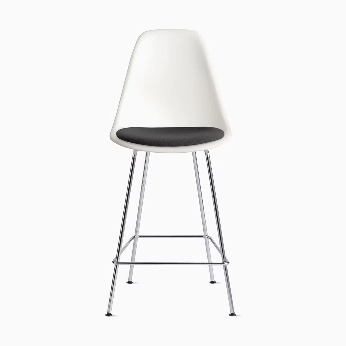 Herman Miller Eames Molded Plastic Stool with Seat Pad Herman Miller Eames Molded Plastic Stool with Seat Pad - Image 2