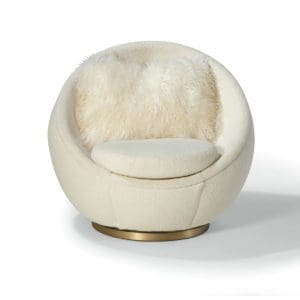 Thayer Coggin The Good Egg Swivel Chair