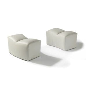 Thayer Coggin Saddle Ottoman