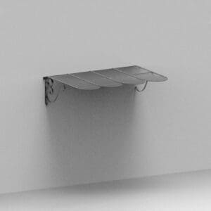 flat roof awning