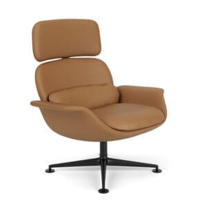 Knoll KN02 Swivel and Reclining High Back Lounge Chair