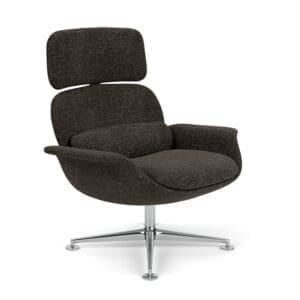 Knoll KN02 Swivel and Reclining High Back Lounge Chair