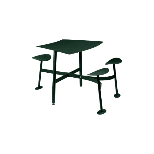 Fermob Bolder Bolder 3-Seater Modular Table with Seats Fermob Bolder Bolder 3-Seater Modular Table with Seats