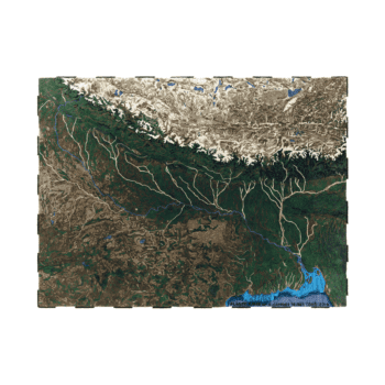 Gan Hand Tufted Plastic Rivers Rug Gan Hand Tufted Plastic Rivers Rug
