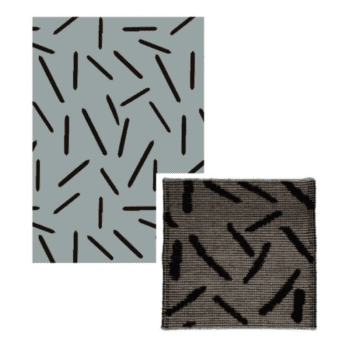 Art+Loom Collaboration The Slash Rug Art+Loom Collaboration The Slash Rug