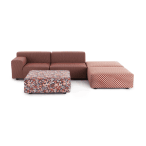 Kartell Plastics outdoor liberty 2 seater + 3 pouf