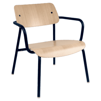 Fermob Studie Oak Lounge Chair fermob Studie Oak Lounge Armchair