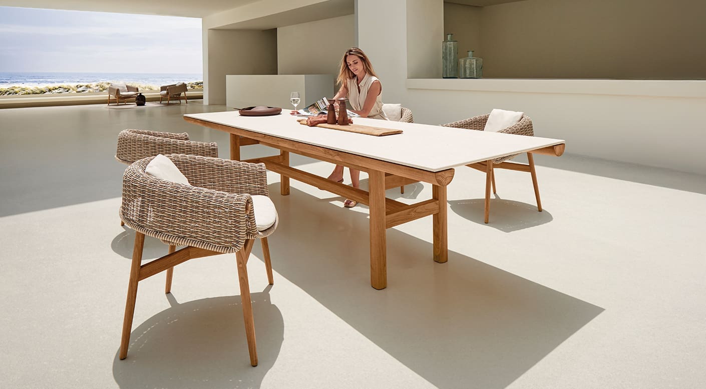 Gloster Rail 114" Dining Table Gloster Rail 114" Dining Table - Image 6