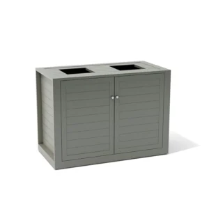 Walters Wicker Devon Double Receptacle
