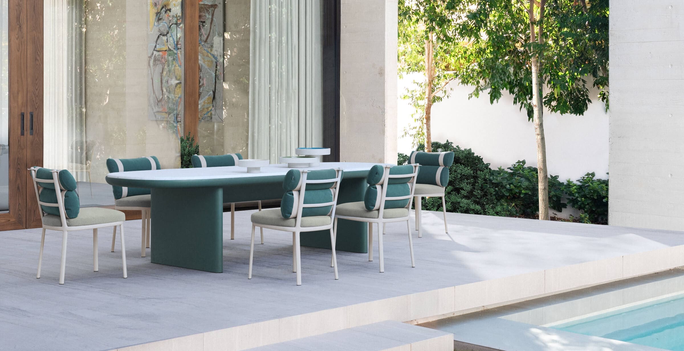 Kettal Cala Dining Table 280×110 Kettal Cala Dining Table 280×110