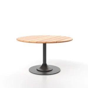 SKLD Umbra Round Dining Table Aluminum