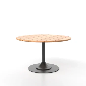 SKLD Umbra Round Dining Table Aluminum SKLD Umbra Round Dining Table Aluminum
